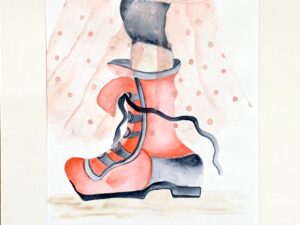 Red boot and pink tull – Bild 3