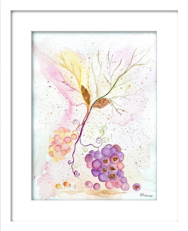 Weinblätter und Trauben – Bild 2