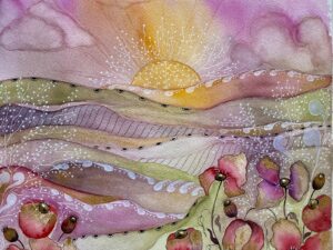 Sommer Fantasie mit Mohnblumen – Bild 2