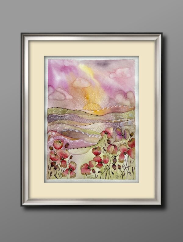 Sommer Fantasie mit Mohnblumen – Bild 5