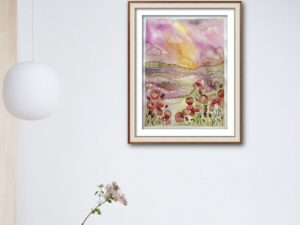 Sommer Fantasie mit Mohnblumen – Bild 4